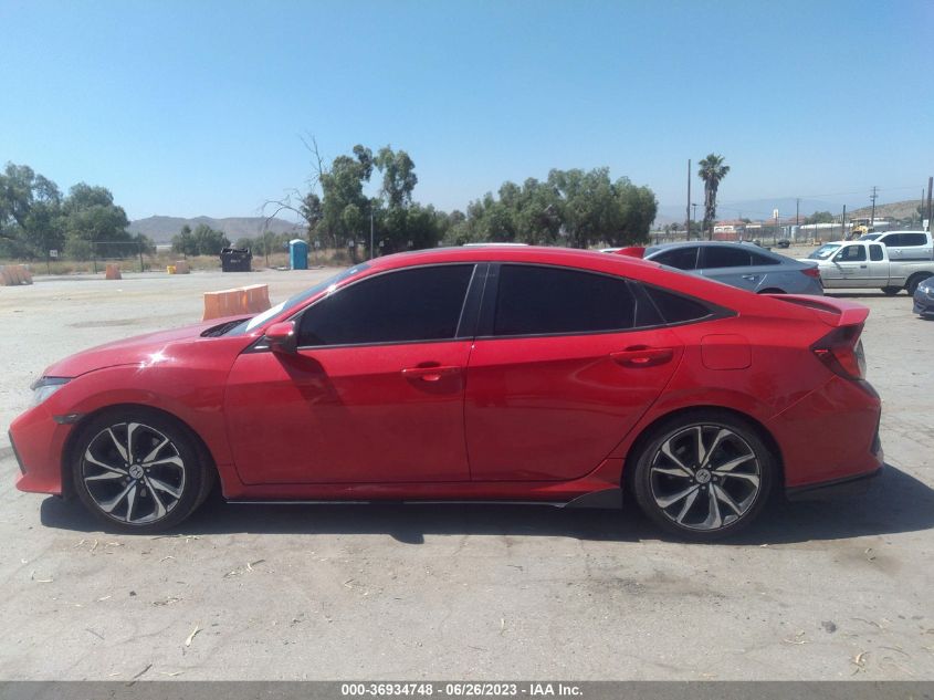 2018 HONDA CIVIC SI SEDAN 2HGFC1E59JH708001