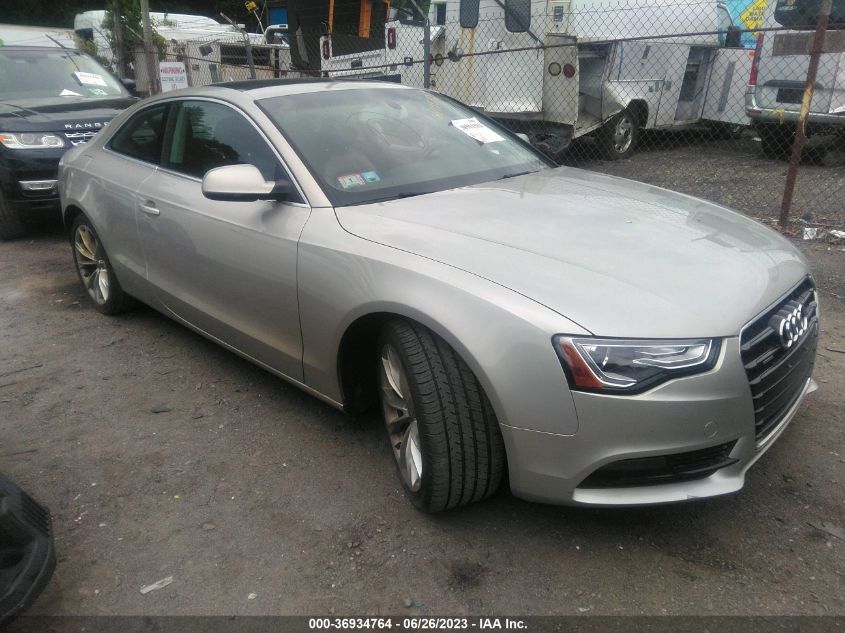 2013 AUDI A5 PREMIUM PLUS - WAULFAFR4DA045091