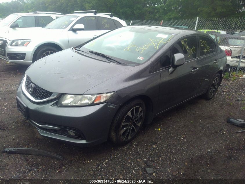 2013 HONDA CIVIC SDN EX-L - 2HGFB2F98DH539460