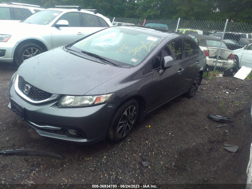 2013 HONDA CIVIC SDN EX-L - 2HGFB2F98DH539460