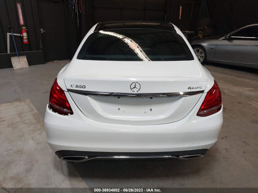 2015 MERCEDES-BENZ C-CLASS C 300 - 55SWF4KB5FU034281