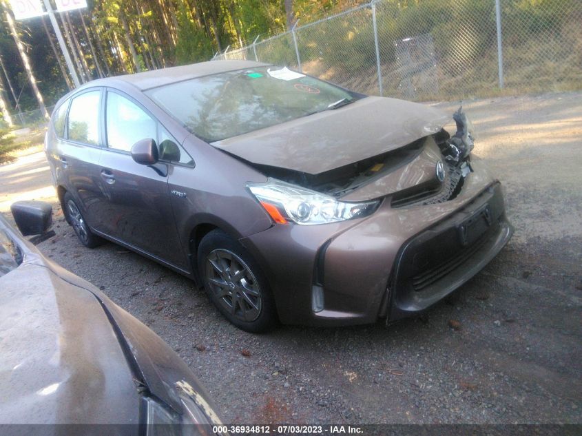 2015 TOYOTA PRIUS V TWO/FIVE/THREE/FOUR - JTDZN3EU8FJ019596