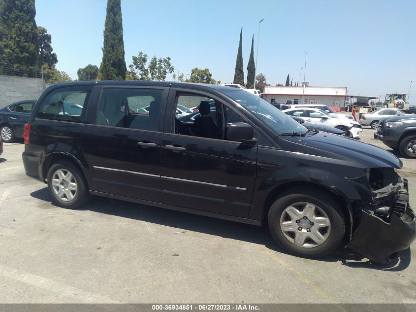 2013 DODGE GRAND CARAVAN AMERICAN VALUE PKG - 2C4RDGBG6DR642751
