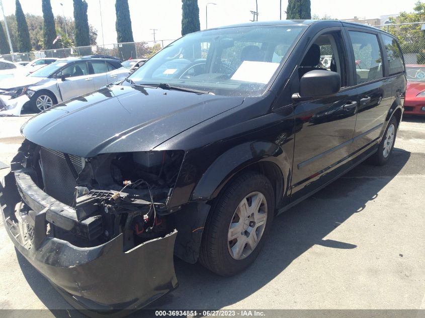 2013 DODGE GRAND CARAVAN AMERICAN VALUE PKG - 2C4RDGBG6DR642751