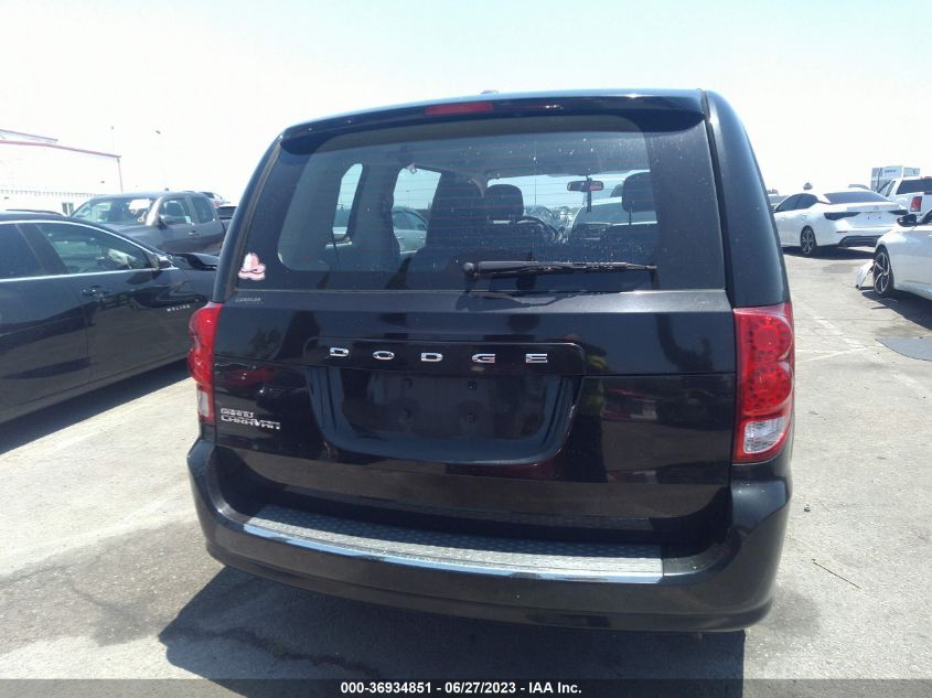 2013 DODGE GRAND CARAVAN AMERICAN VALUE PKG - 2C4RDGBG6DR642751