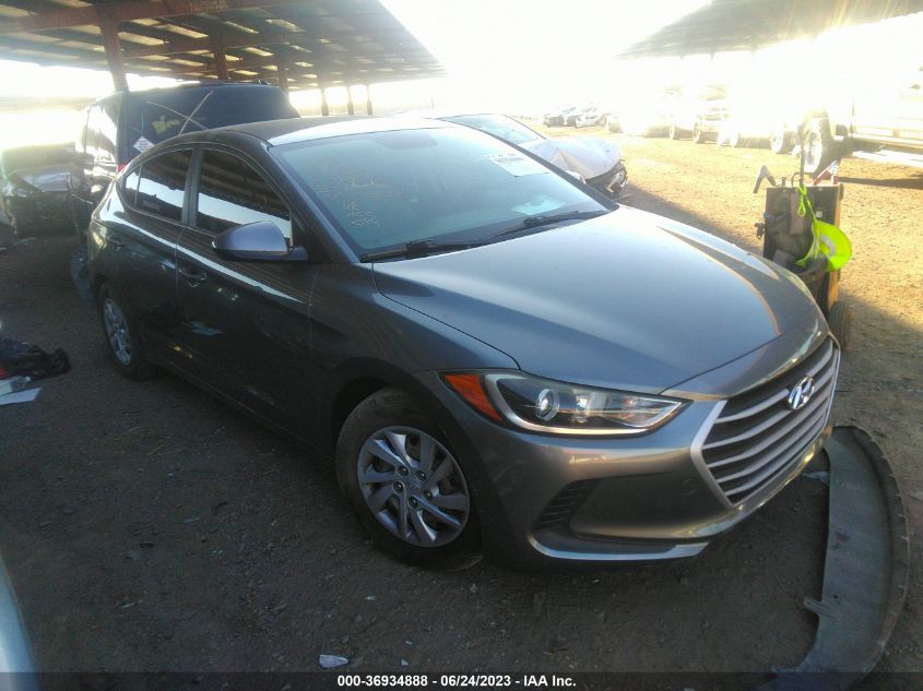 2017 HYUNDAI ELANTRA SE - KMHD74LF5HU098995