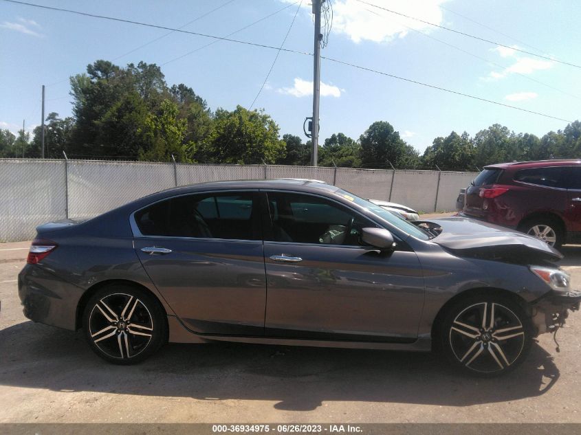 2017 HONDA ACCORD SEDAN SPORT - 1HGCR2F54HA260331