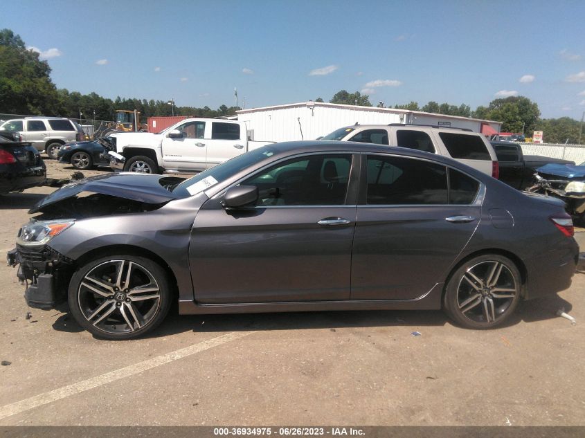 2017 HONDA ACCORD SEDAN SPORT - 1HGCR2F54HA260331