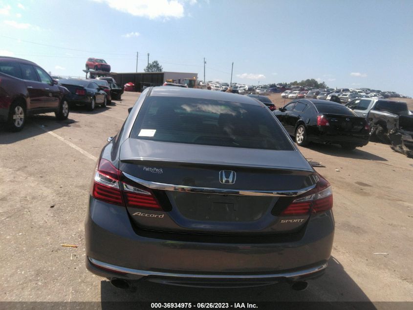 2017 HONDA ACCORD SEDAN SPORT - 1HGCR2F54HA260331