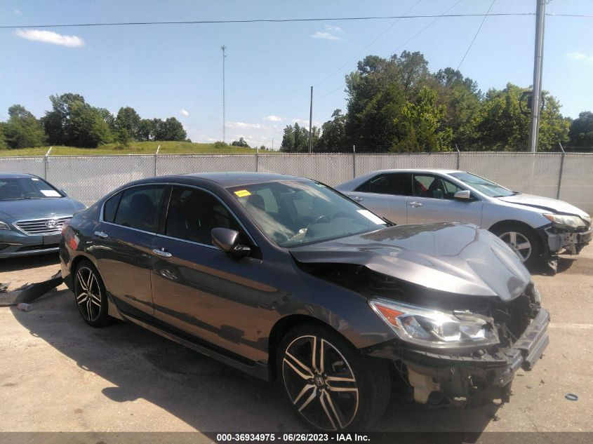2017 HONDA ACCORD SEDAN SPORT - 1HGCR2F54HA260331