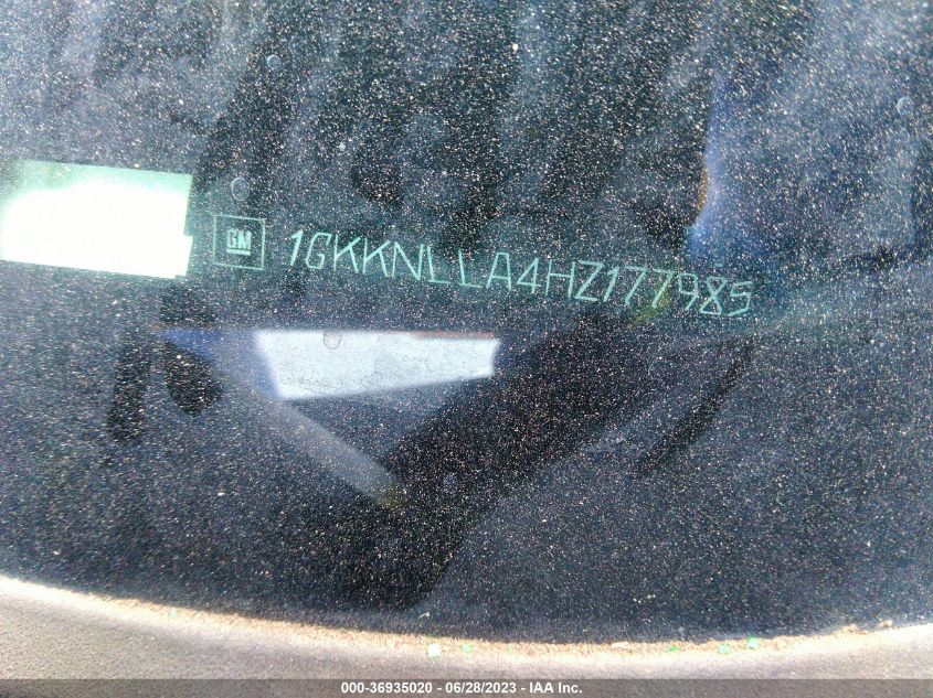 2017 GMC ACADIA SLE - 1GKKNLLA4HZ177985