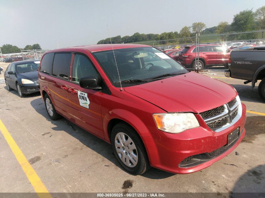 2014 DODGE GRAND CARAVAN SE - 2C4RDGBG3ER249274