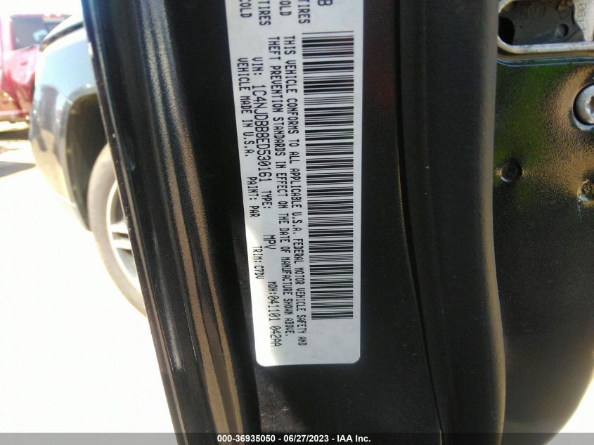 2014 JEEP COMPASS SPORT - 1C4NJDBB8ED530161