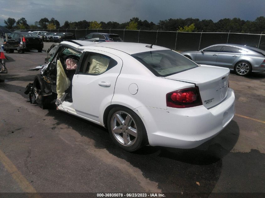 2013 DODGE AVENGER SE - 1C3CDZAB6DN730997