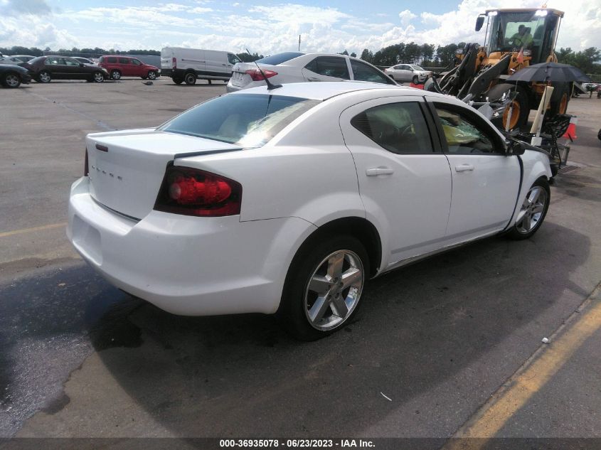 2013 DODGE AVENGER SE - 1C3CDZAB6DN730997