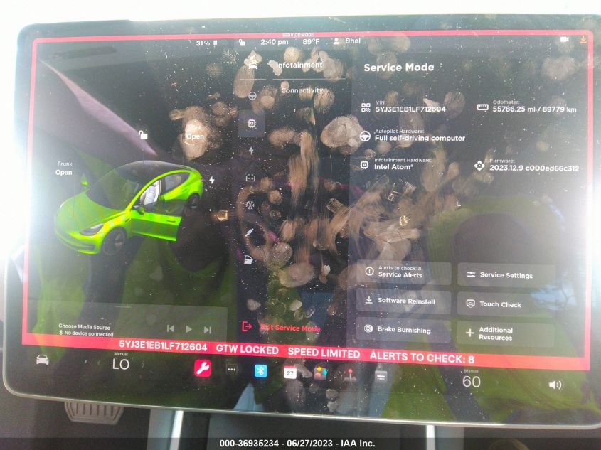 2020 TESLA MODEL 3 LONG RANGE - 5YJ3E1EB1LF712604