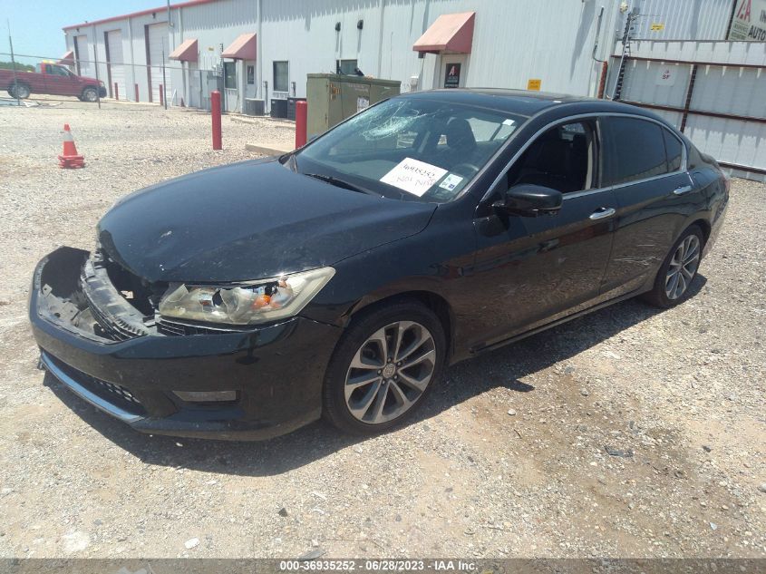2014 HONDA ACCORD SEDAN EX-L - 1HGCR3F86EA027000