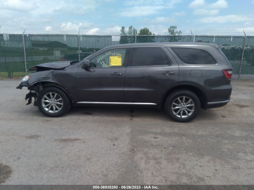 2018 DODGE DURANGO SXT - 1C4RDJAG7JC161281
