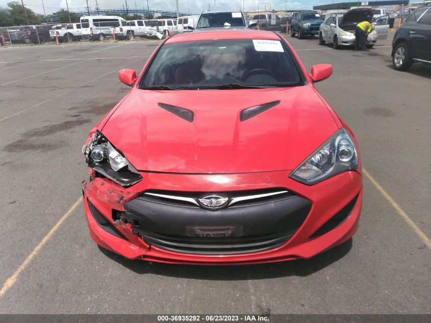 2013 HYUNDAI GENESIS COUPE 2.0T R-SPEC KMHHT6KD0DU112353