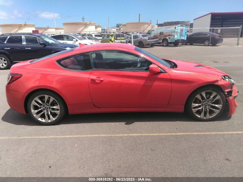 2013 HYUNDAI GENESIS COUPE 2.0T R-SPEC KMHHT6KD0DU112353
