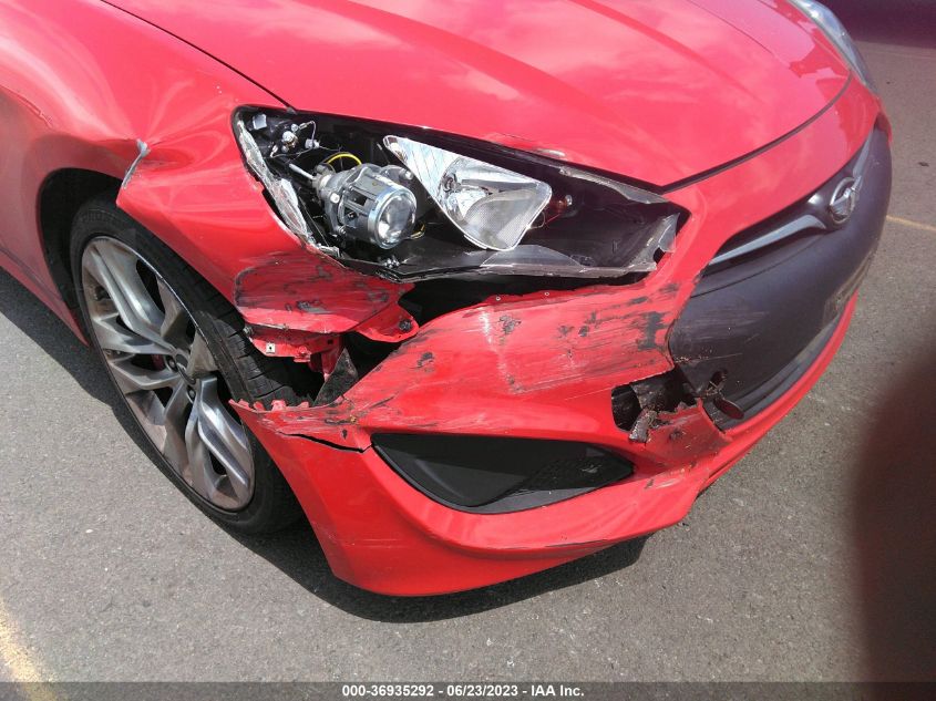 2013 HYUNDAI GENESIS COUPE 2.0T R-SPEC KMHHT6KD0DU112353