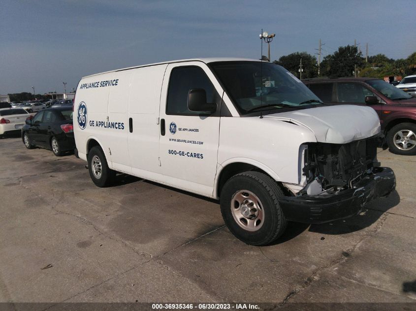 2019 CHEVROLET EXPRESS CARGO VAN - 1GCWGAFG0K1237696