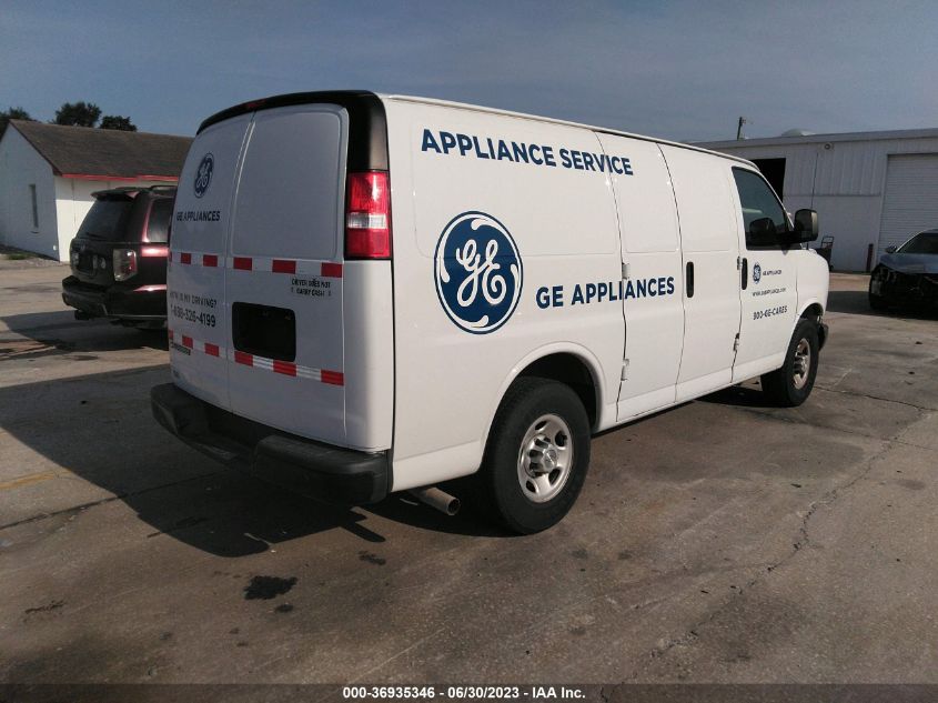 2019 CHEVROLET EXPRESS CARGO VAN - 1GCWGAFG0K1237696