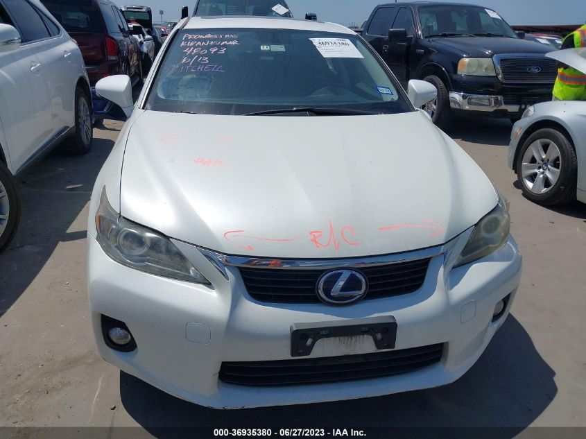 2013 LEXUS CT 200H HYBRID - JTHKD5BH2D2135275