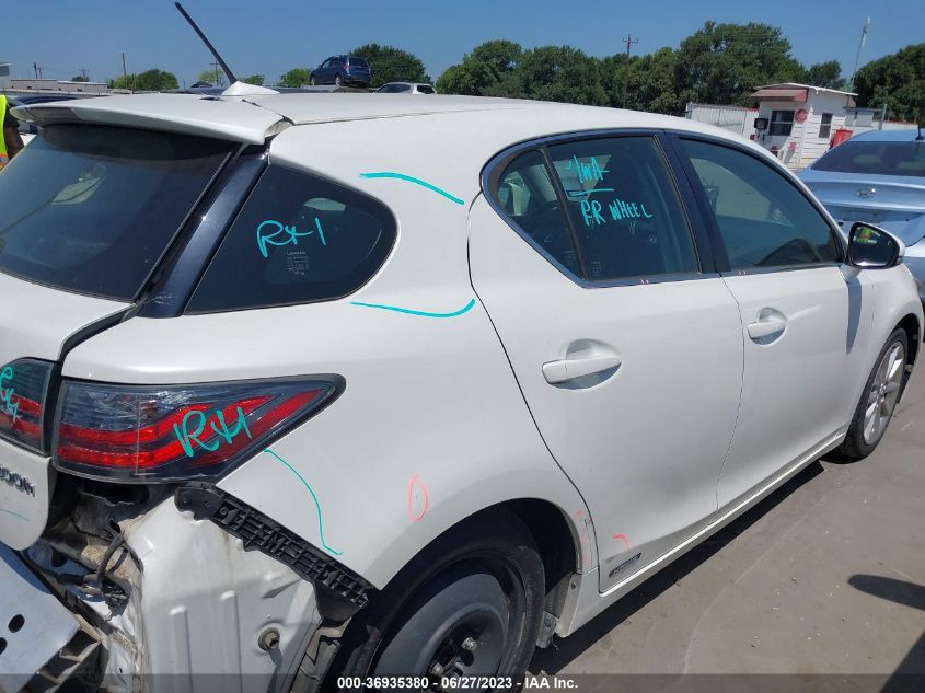 2013 LEXUS CT 200H HYBRID - JTHKD5BH2D2135275