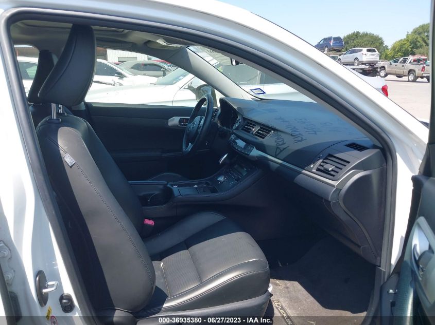 2013 LEXUS CT 200H HYBRID - JTHKD5BH2D2135275