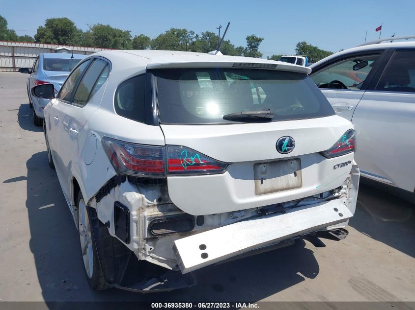 2013 LEXUS CT 200H HYBRID - JTHKD5BH2D2135275