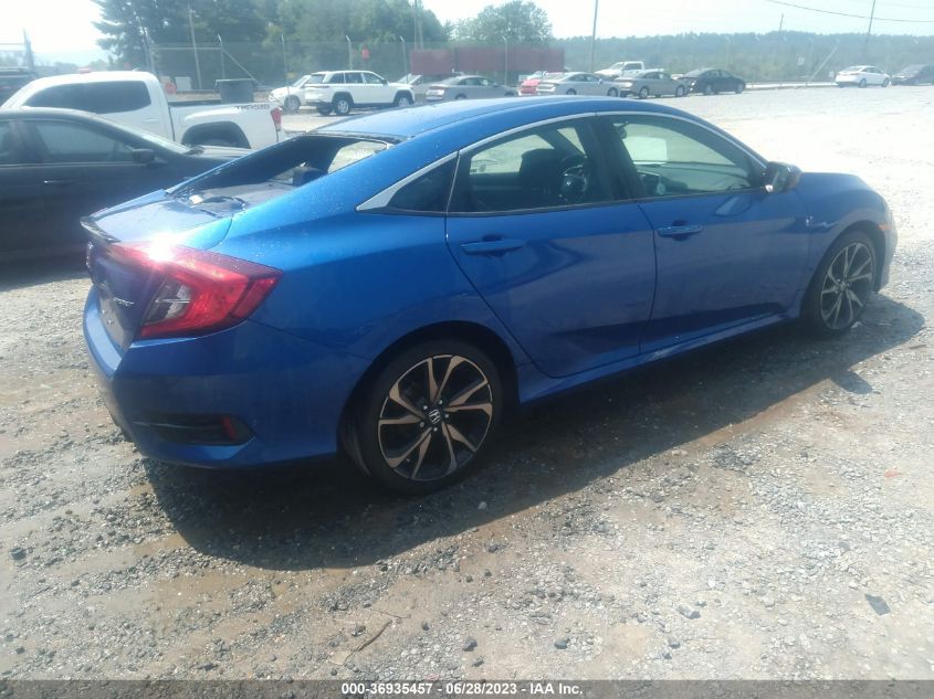 2019 HONDA CIVIC SEDAN SPORT - 2HGFC2F82KH586470