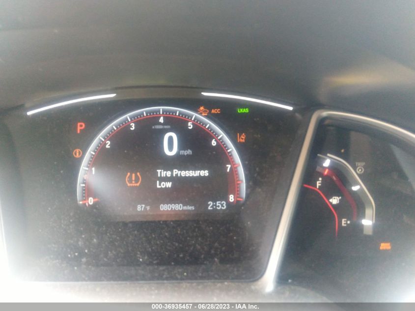 2019 HONDA CIVIC SEDAN SPORT - 2HGFC2F82KH586470