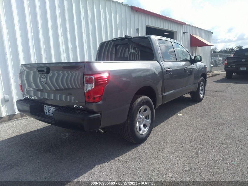2023 NISSAN TITAN S/SV/PRO-4X - 1N6AA1EC2PN117695