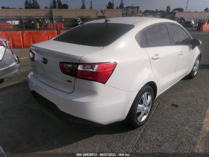 2014 KIA RIO LX - KNADM4A37E6334792