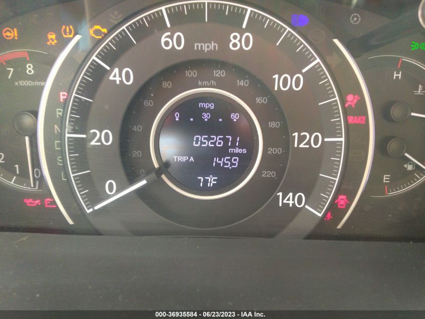 2016 HONDA CR-V EX-L - 5J6RM3H70GL000212