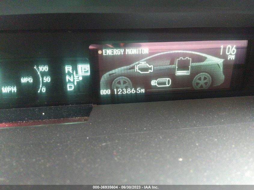2014 TOYOTA PRIUS FOUR/FIVE/THREE/ONE/TWO - JTDKN3DU1E0376755