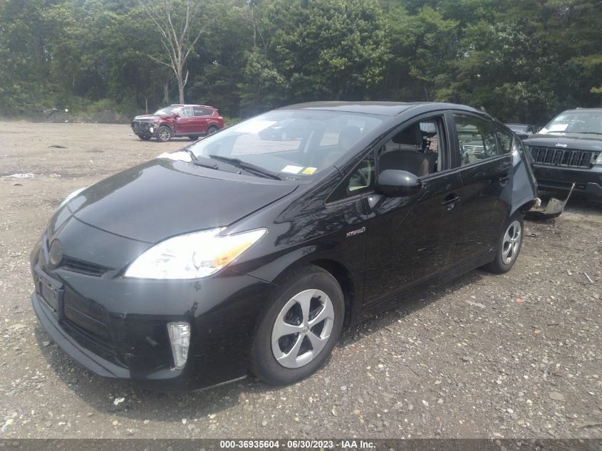 2014 TOYOTA PRIUS FOUR/FIVE/THREE/ONE/TWO - JTDKN3DU1E0376755