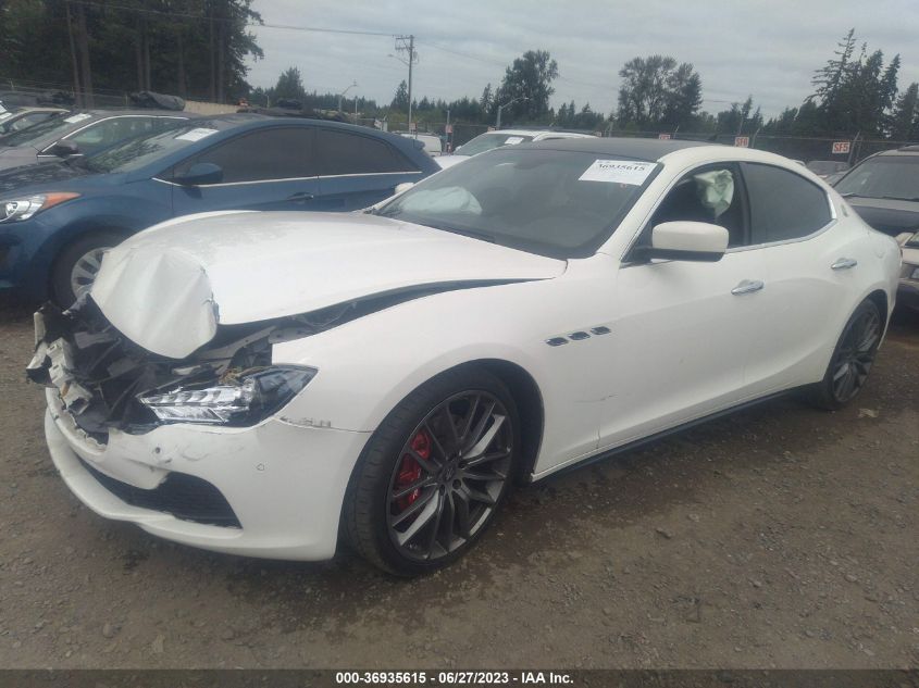 2016 MASERATI GHIBLI S ZAM57RSA2G1168833