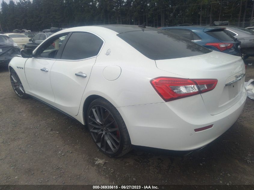 2016 MASERATI GHIBLI S ZAM57RSA2G1168833