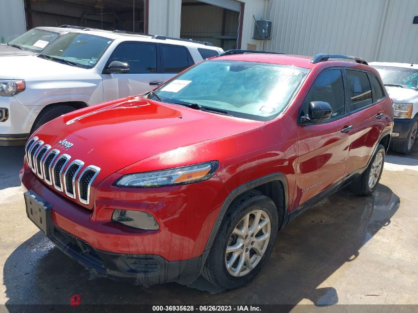 2015 JEEP CHEROKEE SPORT - 1C4PJLAB9FW684016