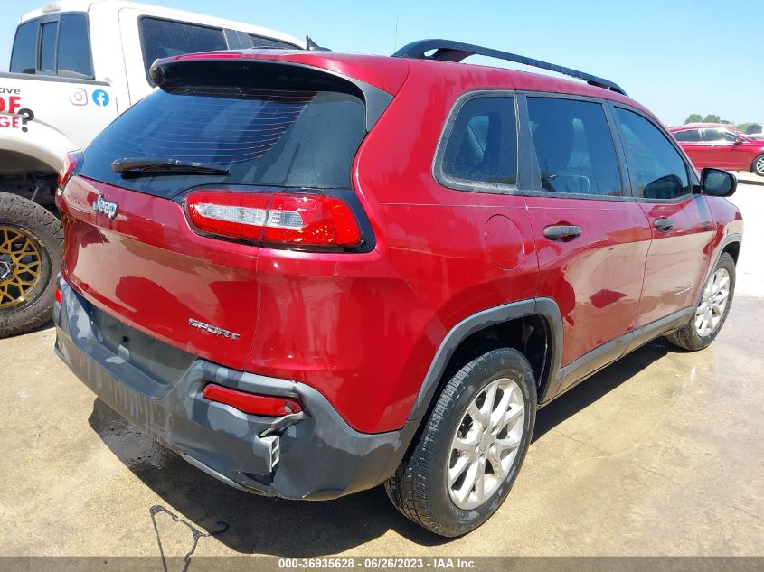 2015 JEEP CHEROKEE SPORT - 1C4PJLAB9FW684016