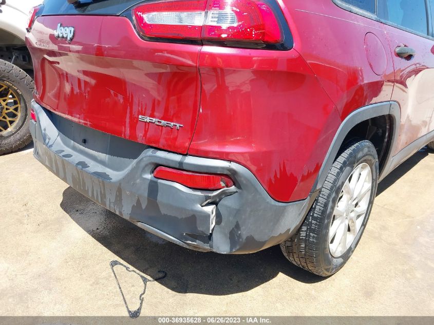 2015 JEEP CHEROKEE SPORT - 1C4PJLAB9FW684016