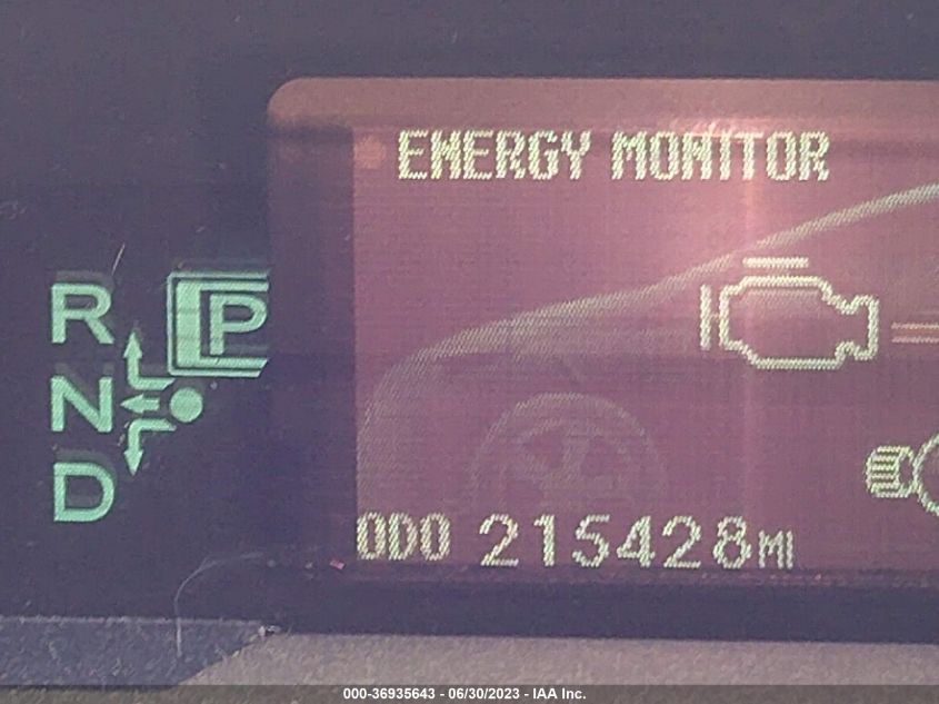 2014 TOYOTA PRIUS - JTDKN3DU5E1769376