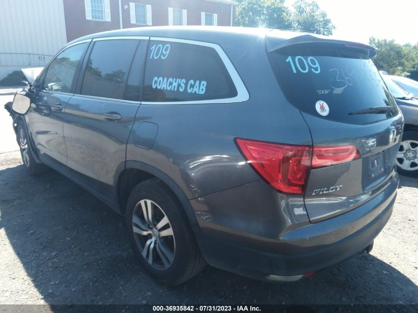 2016 HONDA PILOT EXL - 5FNYF6H5XGB117360