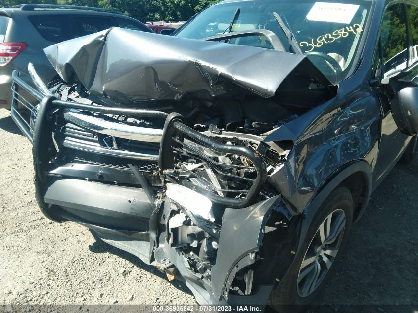 2016 HONDA PILOT EXL - 5FNYF6H5XGB117360
