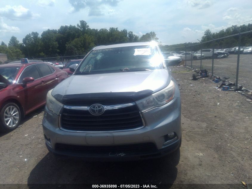 2015 TOYOTA HIGHLANDER LIMITED - 5TDDKRFH7FS178359