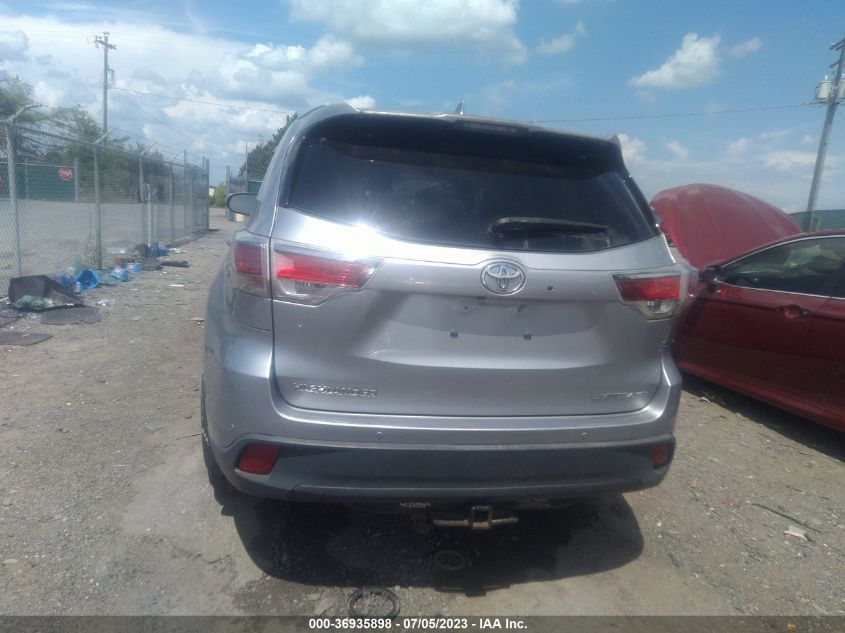 2015 TOYOTA HIGHLANDER LIMITED - 5TDDKRFH7FS178359