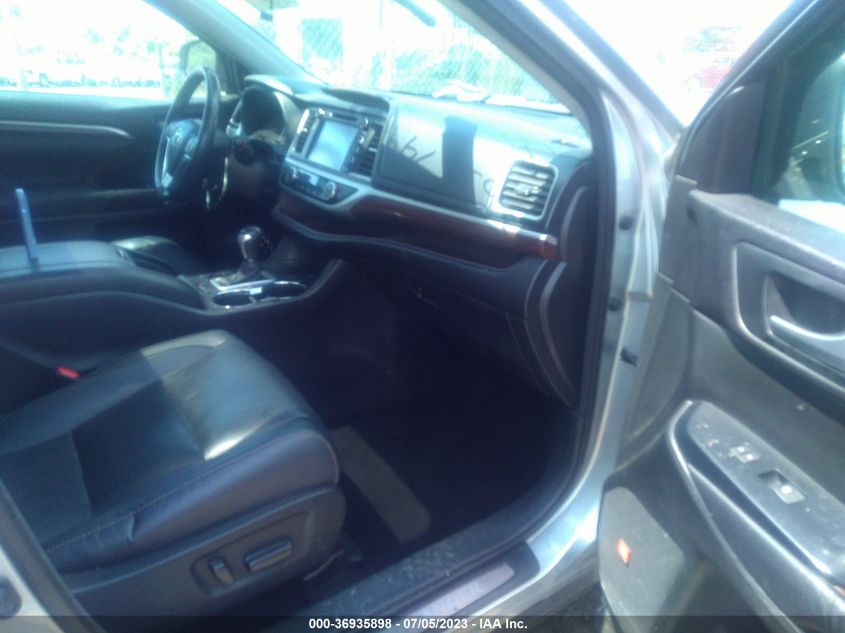 2015 TOYOTA HIGHLANDER LIMITED - 5TDDKRFH7FS178359