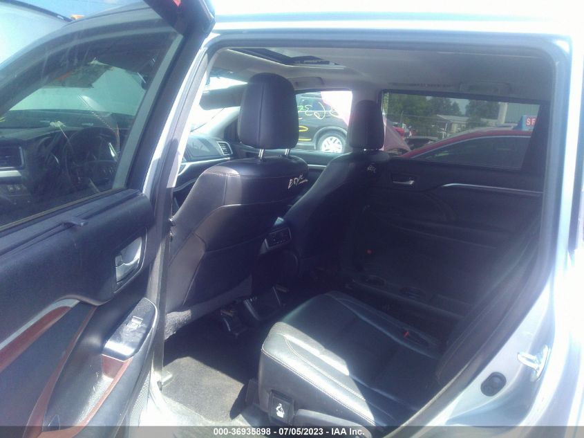 2015 TOYOTA HIGHLANDER LIMITED - 5TDDKRFH7FS178359